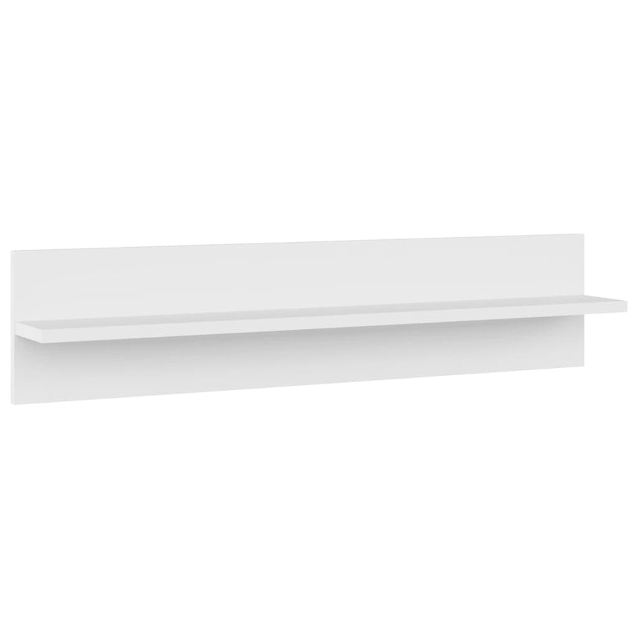 Wandschappen 2 St 80X11,5X18 Cm Spaanplaat Wit