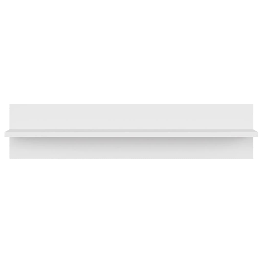 Wandschappen 2 St 80X11,5X18 Cm Spaanplaat Wit