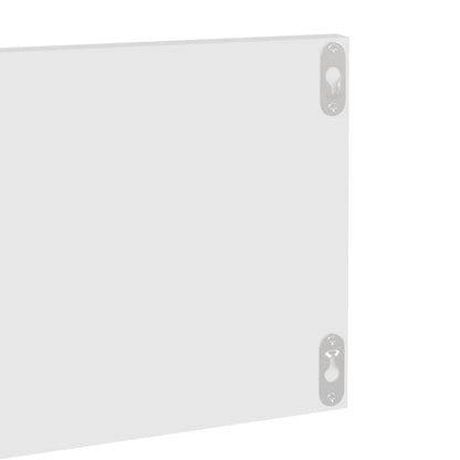 Wandschappen 2 St 80X11,5X18 Cm Spaanplaat Wit