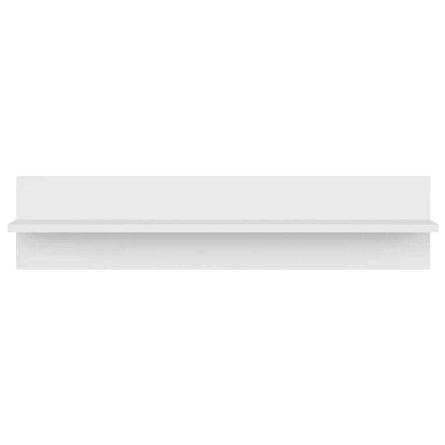 Wandschappen 80X11,5X18 Cm Bewerkt Hout 4 Wit