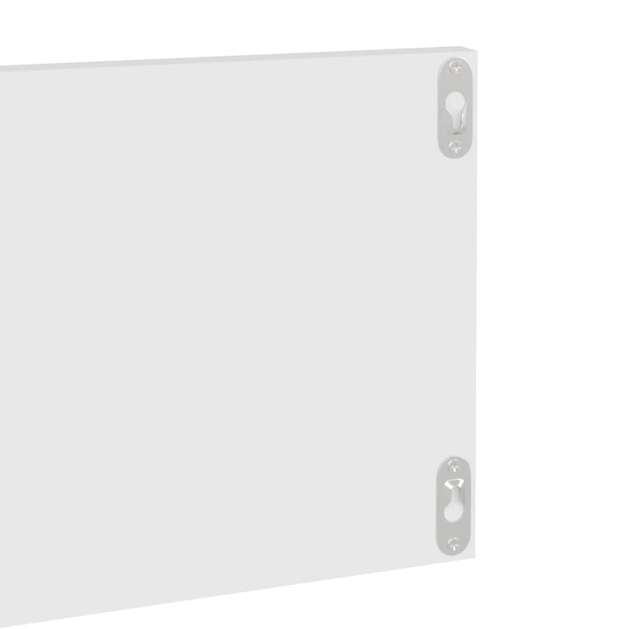 Wandschappen 80X11,5X18 Cm Bewerkt Hout 4 Wit