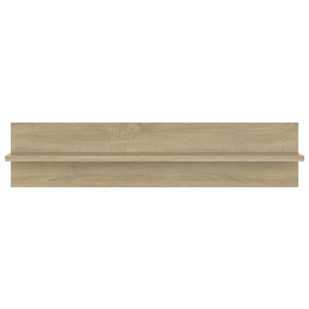 Wandschappen 80X11,5X18Cm Bewerkt Hout Kleurig 2 Sonoma eiken