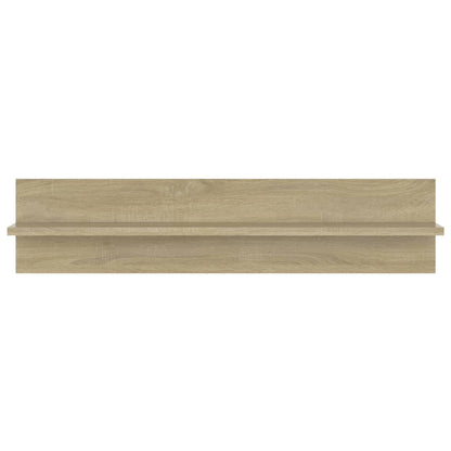 Wandschappen 80X11,5X18Cm Bewerkt Hout Kleurig 2 Sonoma eiken