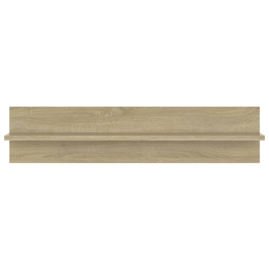 Wandschappen 80X11,5X18Cm Bewerkt Hout Kleurig 2 Sonoma eiken