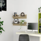 Wall shelves 2 pcs 80x11.5x18cm engineered wood Sonoma oak-coloured