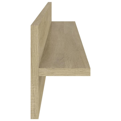 Wandschappen 4 st 80x11,5x18cm bewerkt hout sonoma eikenkleurig