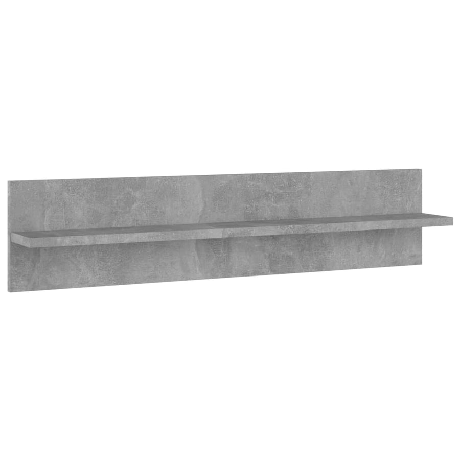 Wandschappen 2 St 80X11,5X18 Cm Spaanplaat Betongrijs