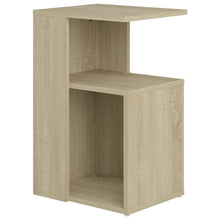 Bijzettafel 36X30X56 Cm Spaanplaat Kleurig Sonoma eiken