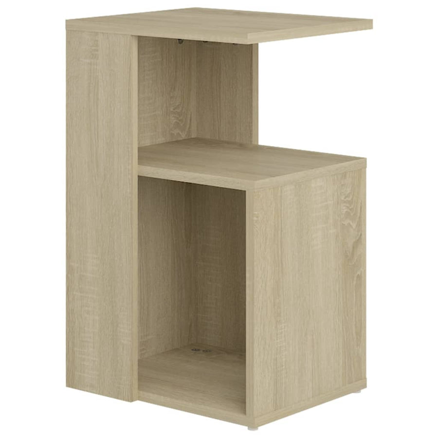 Bijzettafel 36X30X56 Cm Spaanplaat Kleurig Sonoma eiken