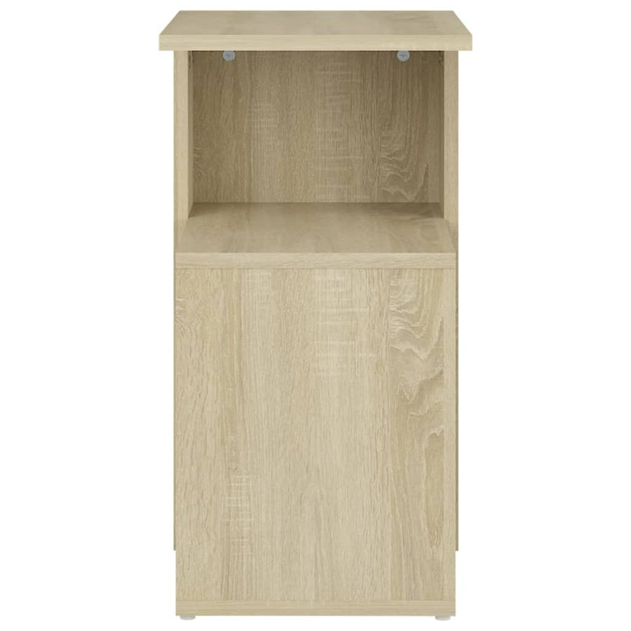 Bijzettafel 36X30X56 Cm Spaanplaat Kleurig Sonoma eiken