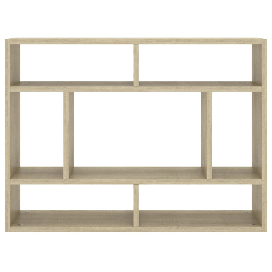 Wandschap 75X6X55 Cm Spaanplaat Kleurig Sonoma eiken