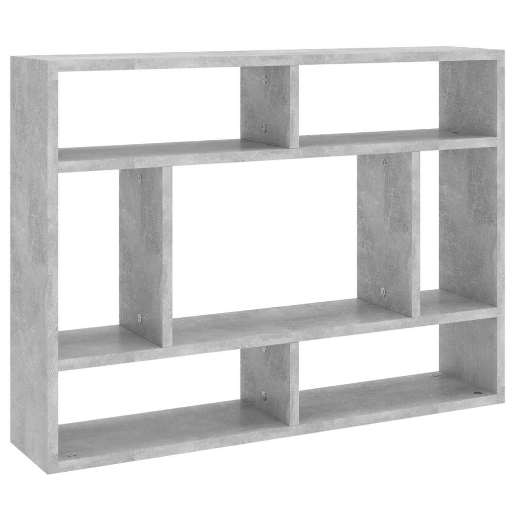 Wandschap 75X6X55 Cm Spaanplaat Betongrijs