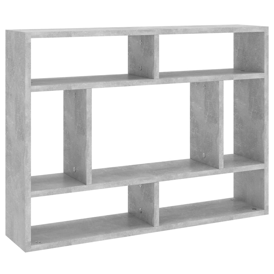 Wandschap 75X6X55 Cm Spaanplaat Betongrijs