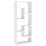 Wall shelf 36x16x90 cm carved wood white