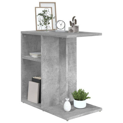 Bijzettafel 50X30X50 Cm Spaanplaat Betongrijs