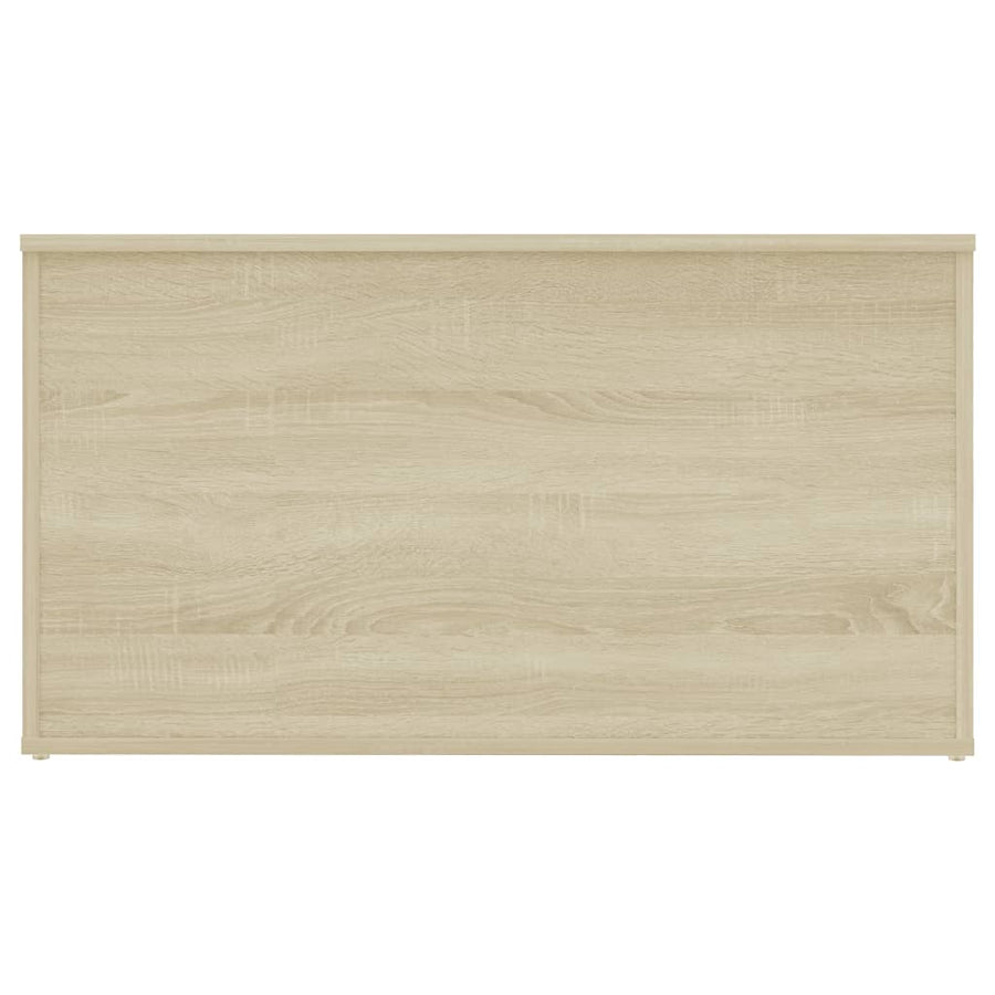 Opbergkist 84x42x46 cm bewerkt hout sonoma eikenkleurig Sonoma eiken