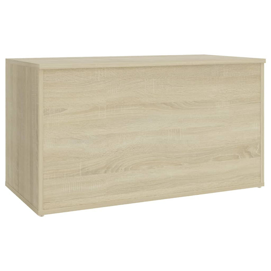 Opbergkist 84x42x46 cm bewerkt hout sonoma eikenkleurig Sonoma eiken