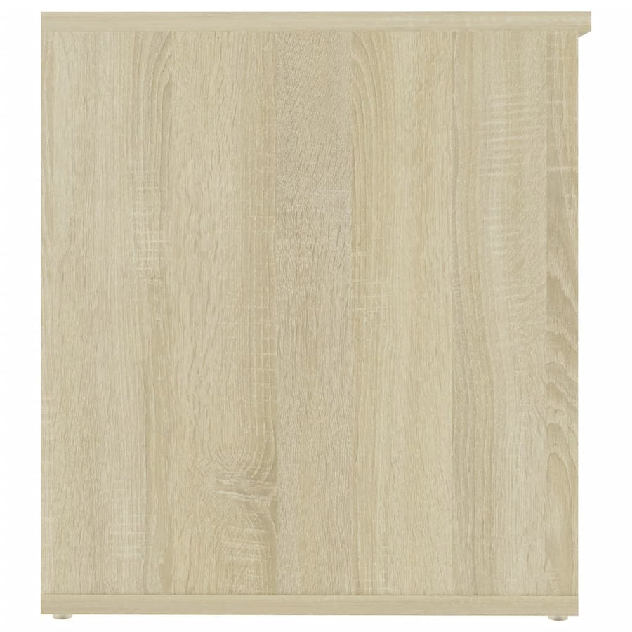 Opbergkist 84x42x46 cm bewerkt hout sonoma eikenkleurig Sonoma eiken