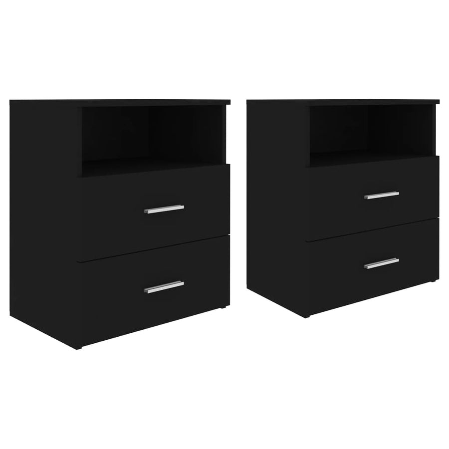 Nachtkastjes 50X3X60 Cm 2 Zwart