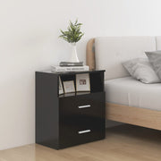 Nightstands 2 pcs 50x32x60 cm black