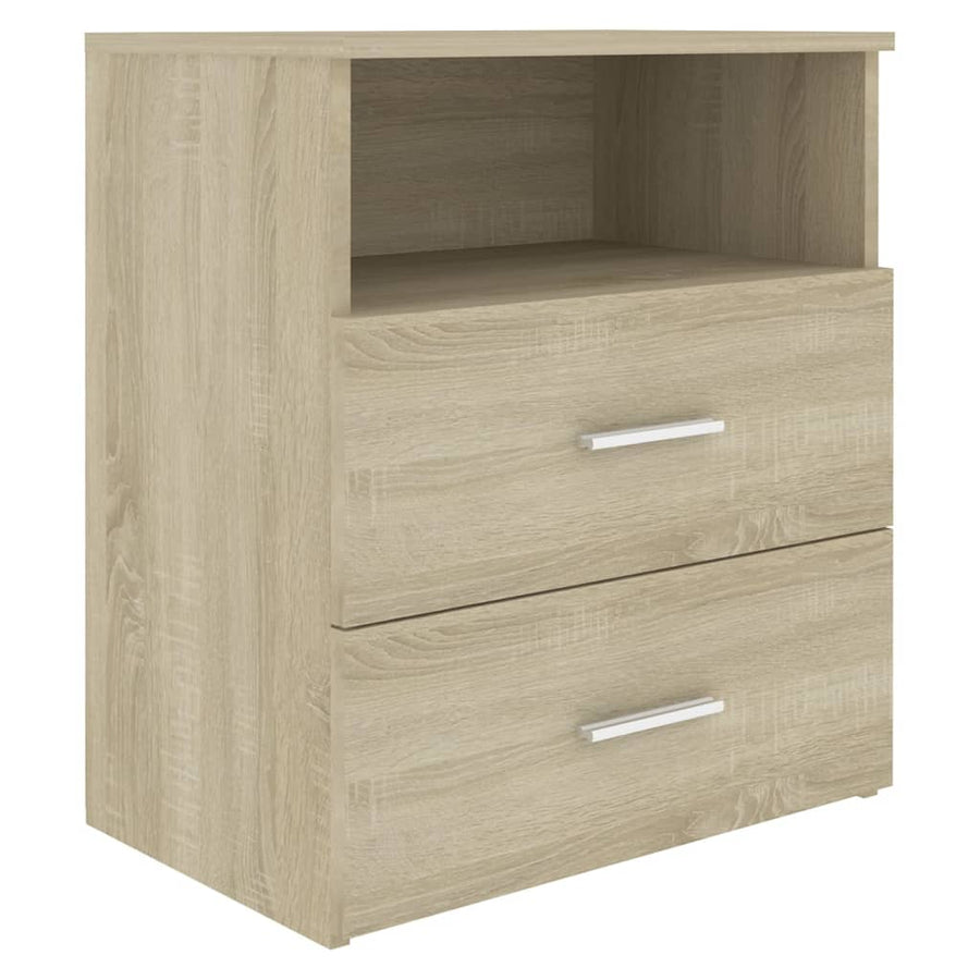 Nachtkastjes 50X3X60 Cm Kleurig 2 Sonoma eiken