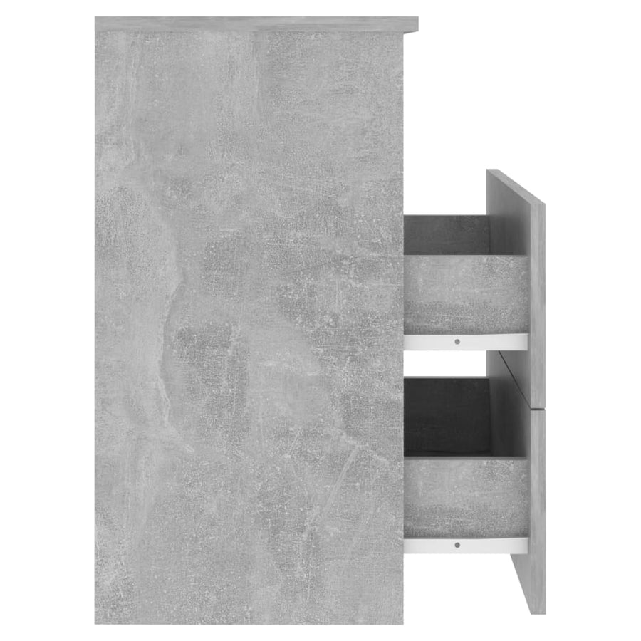 Nachtkastje 50X32X60 Cm 1 Betongrijs