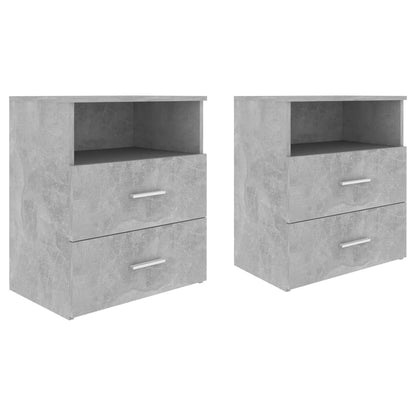 Nachtkastjes 50X3X60 Cm 2 Betongrijs