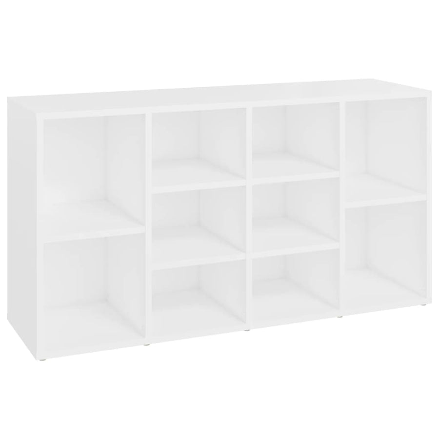Schoenenbank 03X30X54,5 Cm Bewerkt Hout Wit