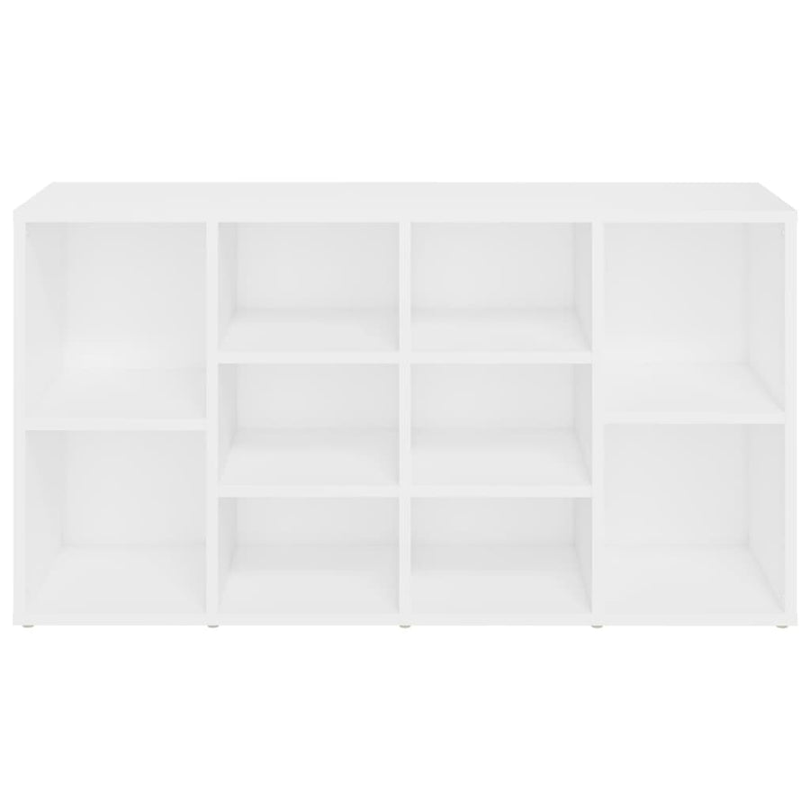 Schoenenbank 03X30X54,5 Cm Bewerkt Hout Wit