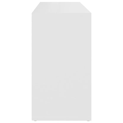 Schoenenbank 03X30X54,5 Cm Bewerkt Hout Wit
