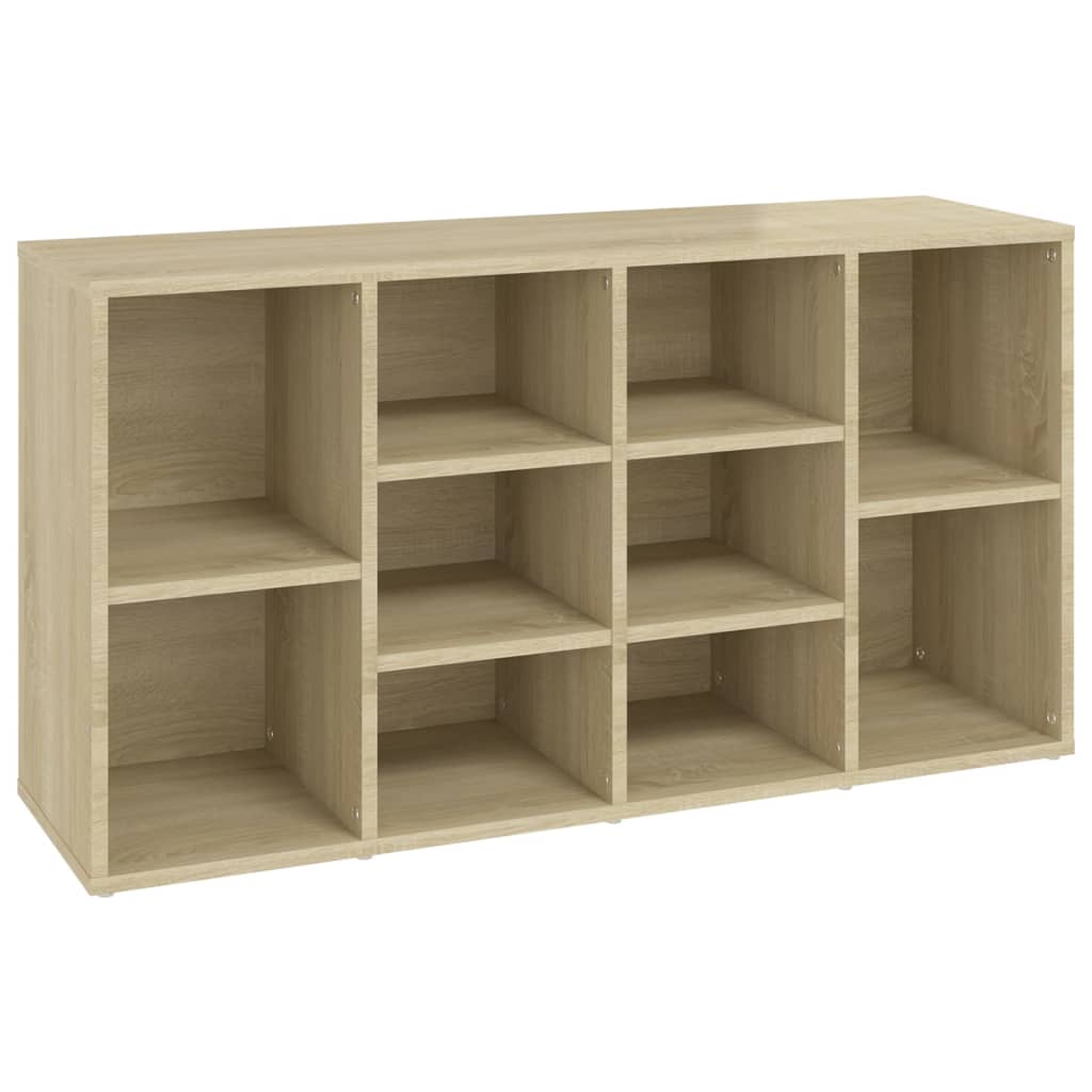 Schoenenbank 03X30X54,5 Cm Spaanplaat Kleurig Sonoma eiken