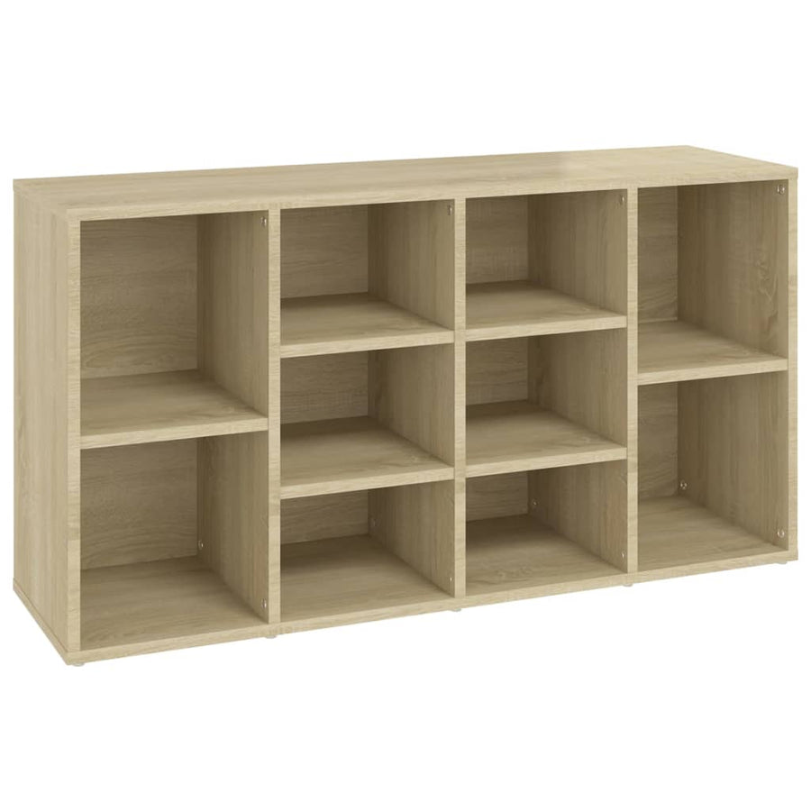 Schoenenbank 03X30X54,5 Cm Spaanplaat Kleurig Sonoma eiken