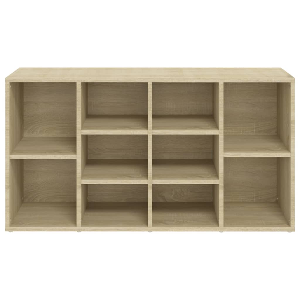 Schoenenbank 03X30X54,5 Cm Spaanplaat Kleurig Sonoma eiken