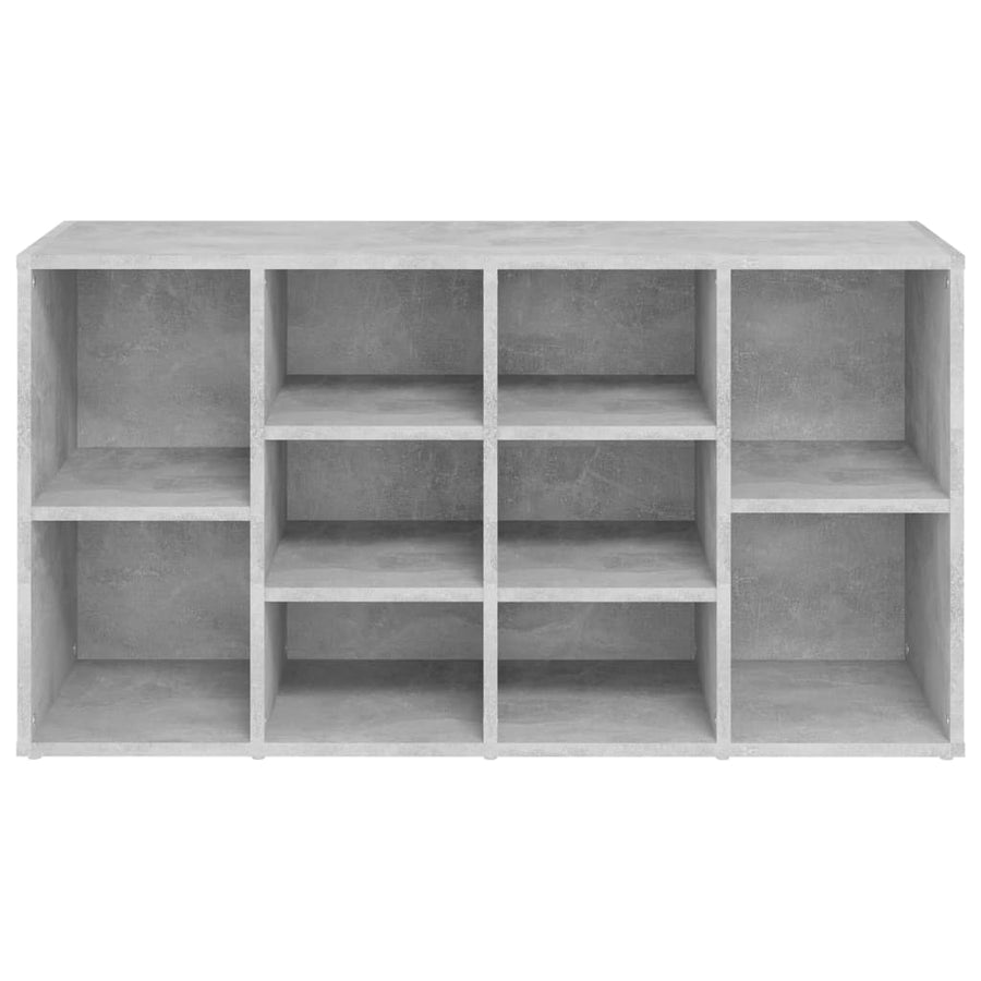 Schoenenbank 03X30X54,5 Cm Spaanplaat Betongrijs