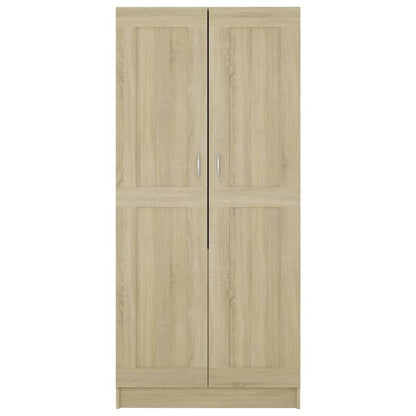 Kledingkast 82,5x51,5x180 cm bewerkt hout sonoma eikenkleurig