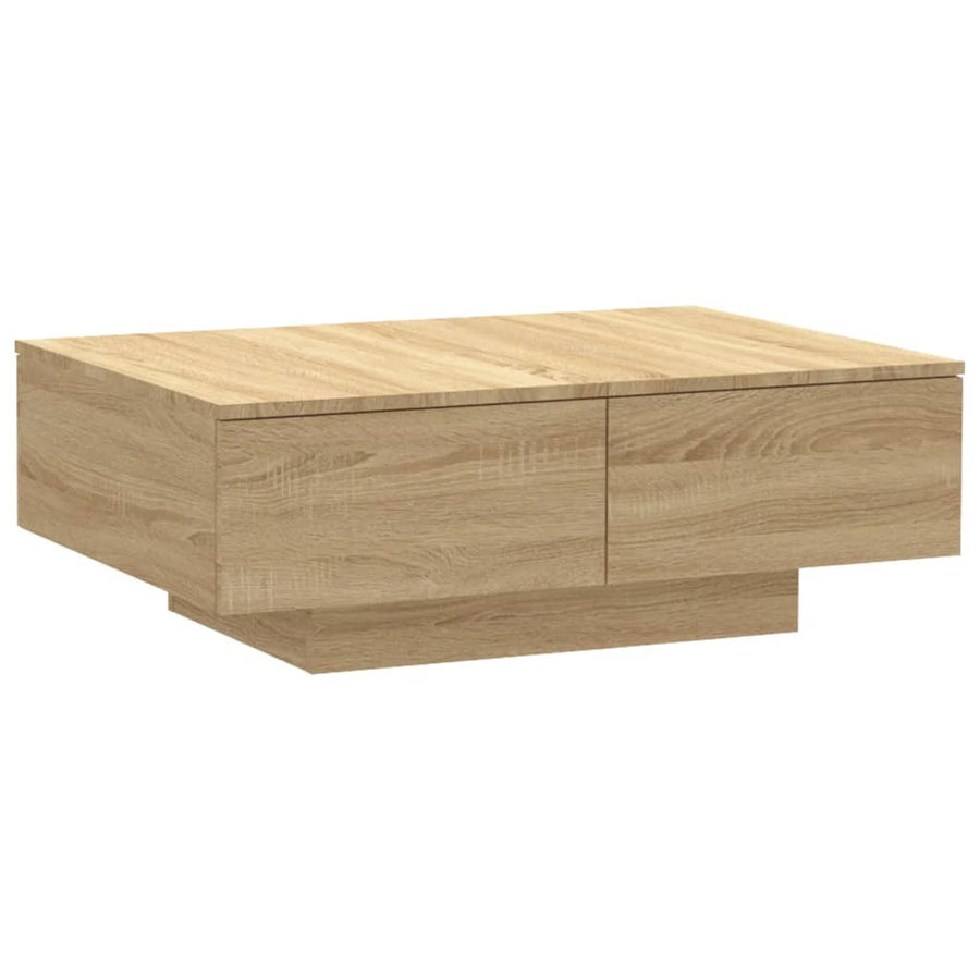 Salontafel 90x60x31 cm spaanplaat sonoma eikenkleurig Sonoma eiken