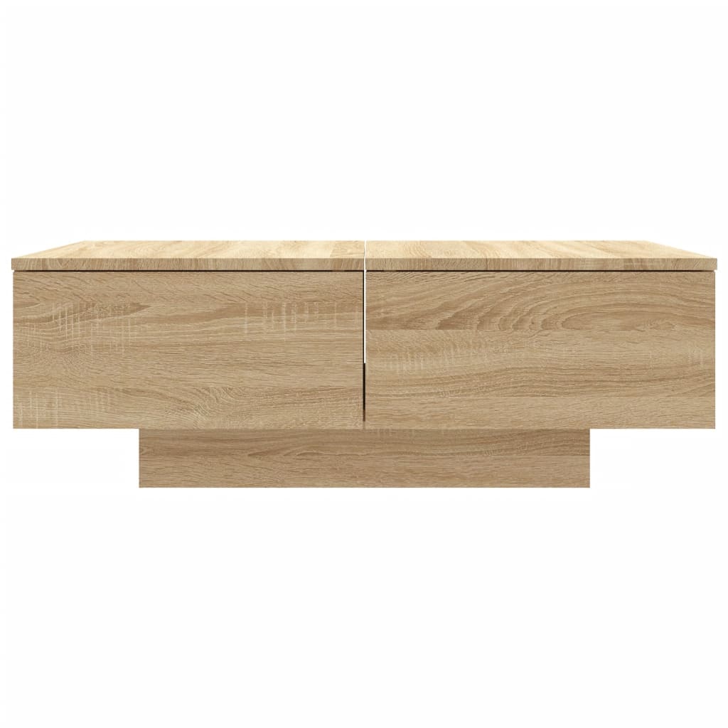 Salontafel 90x60x31 cm spaanplaat sonoma eikenkleurig Sonoma eiken
