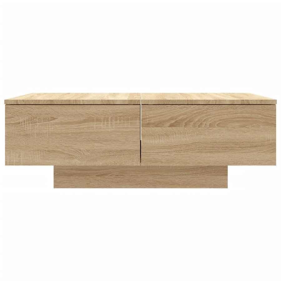 Salontafel 90x60x31 cm spaanplaat sonoma eikenkleurig Sonoma eiken