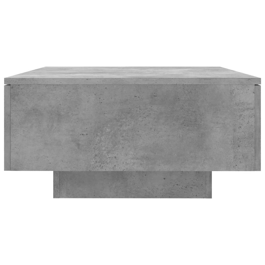 Salontafel 90x60x31 cm spaanplaat betongrijs Betongrijs