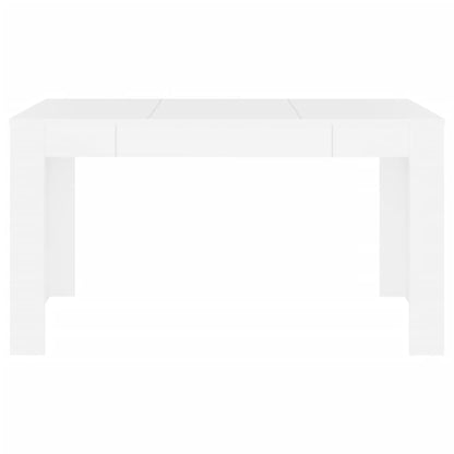 Eettafel 40X74,5X76 Cm Bewerkt Hout Wit