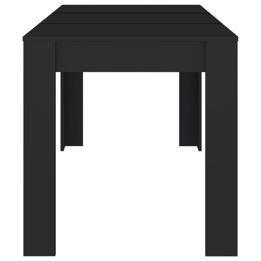 Eettafel 40X74,5X76 Cm Spaanplaat Zwart