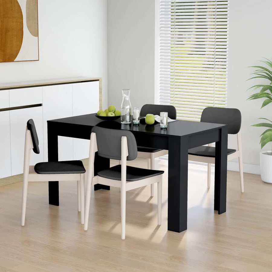 Eettafel 40X74,5X76 Cm Spaanplaat Zwart