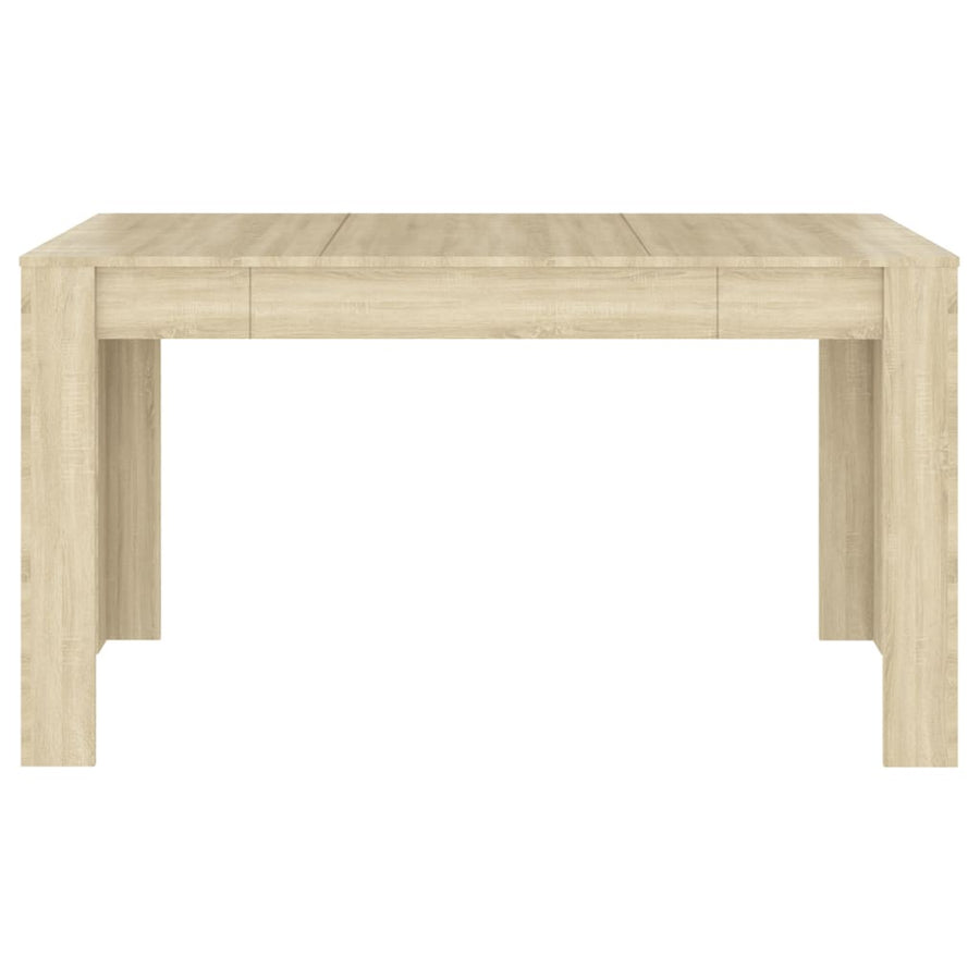 Eettafel 40X74,5X76 Cm Spaanplaat Kleurig Sonoma eiken