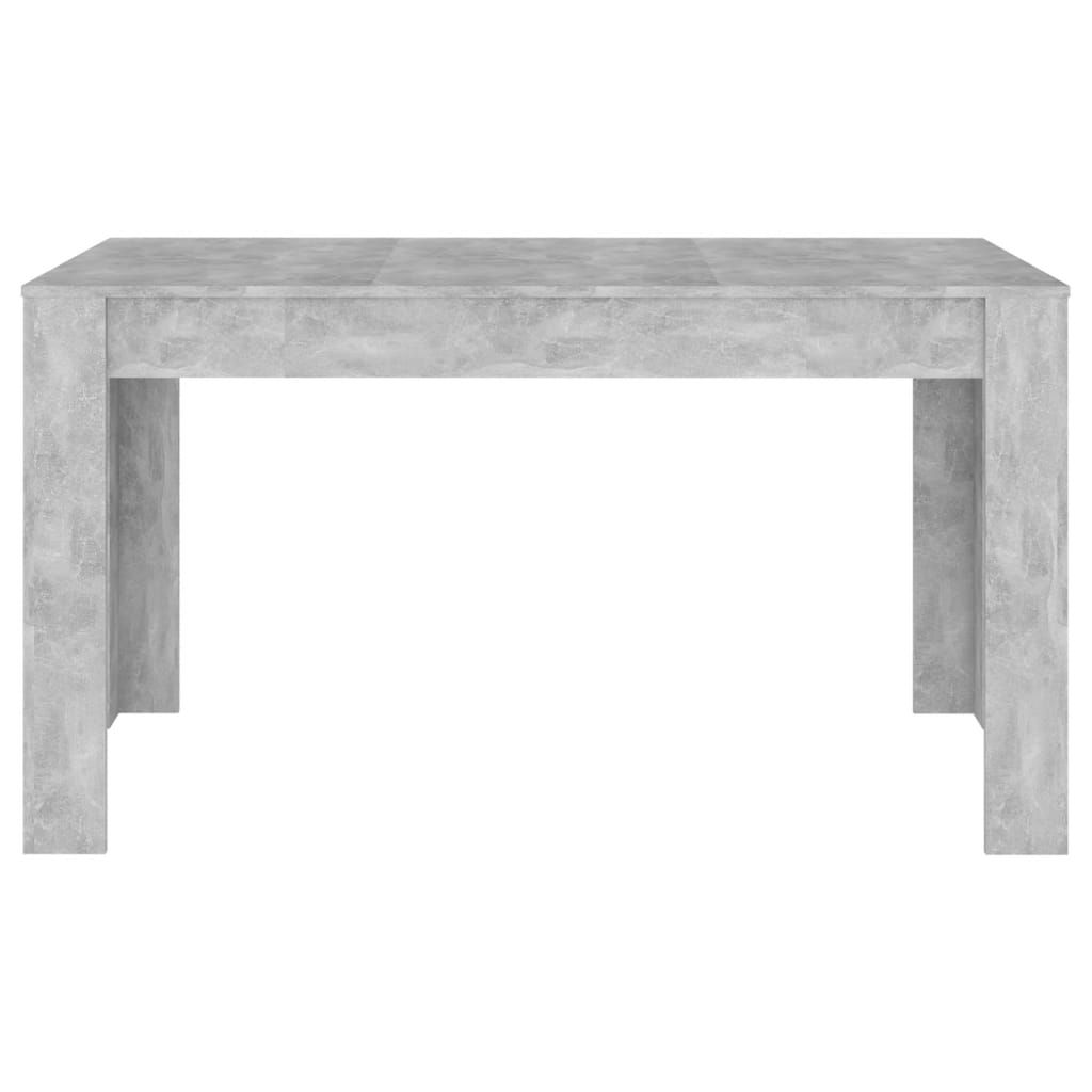 Eettafel 40X74,5X76 Cm Spaanplaat Betongrijs