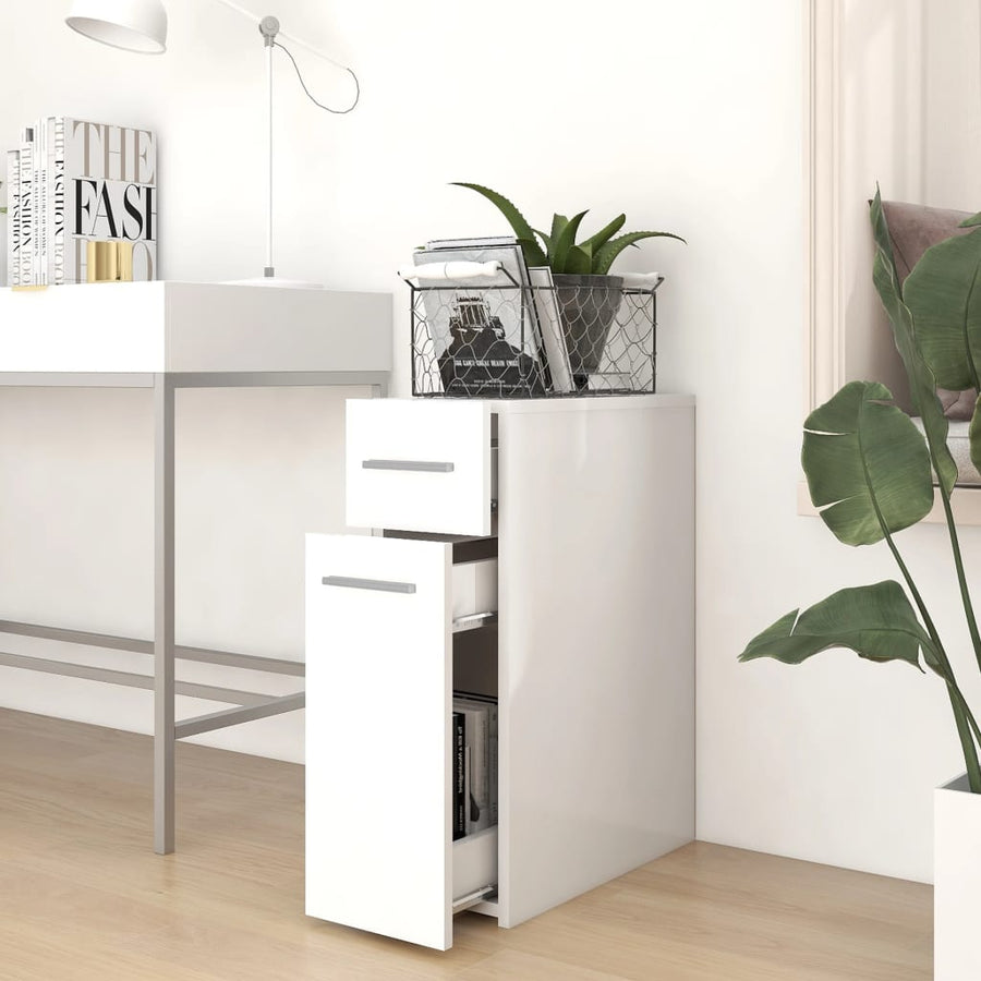 Apothekerskast 20X45,5X60 Cm Bewerkt Hout Wit
