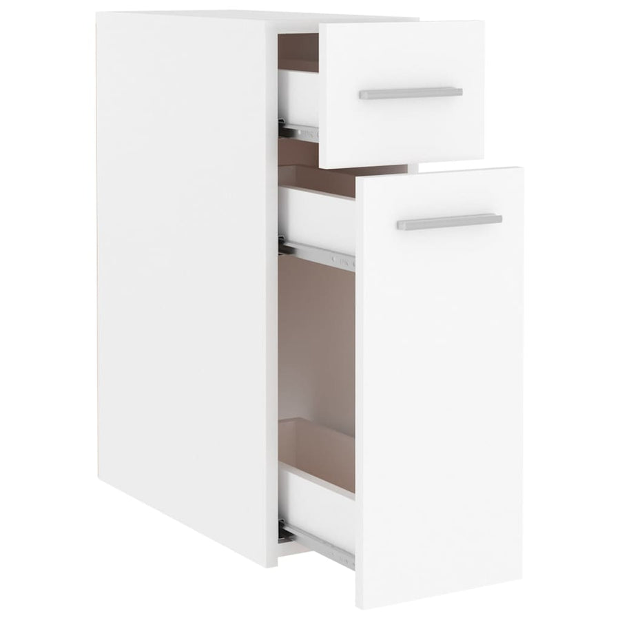 Apothekerskast 20X45,5X60 Cm Bewerkt Hout Wit