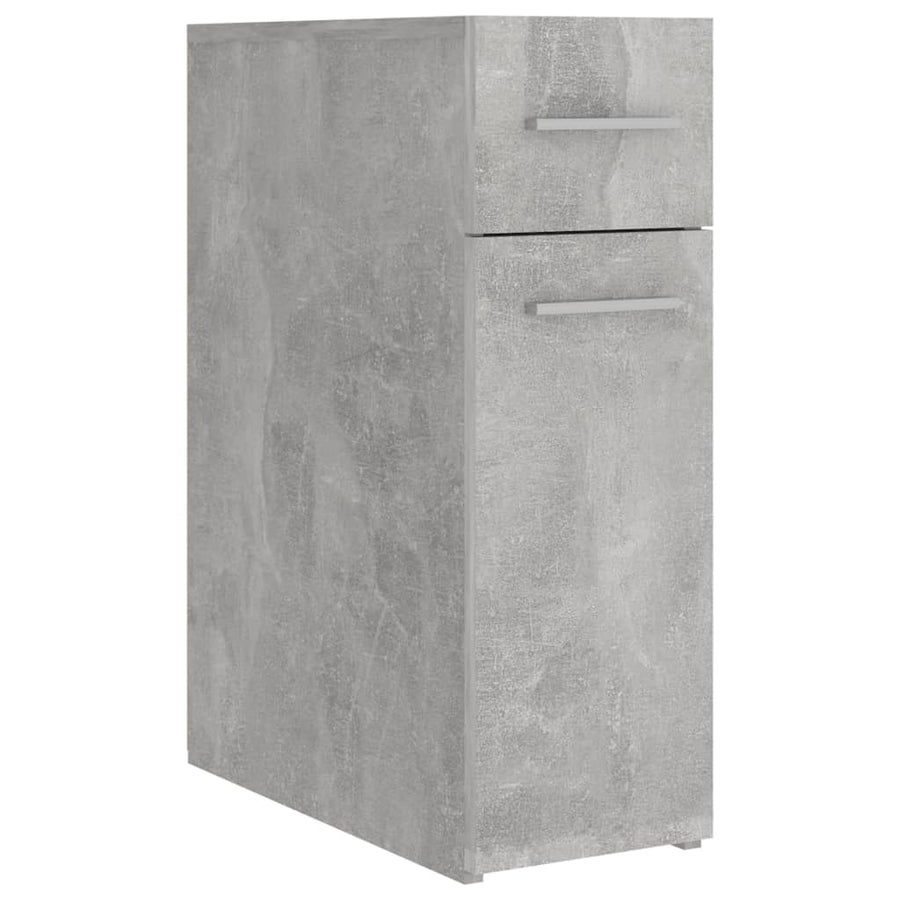 Apothekerskast 20X45,5X60 Cm Spaanplaat Betongrijs