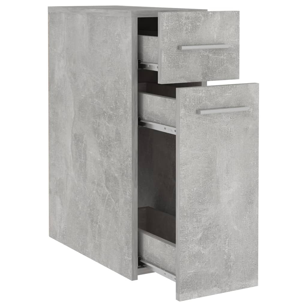 Apothekerskast 20X45,5X60 Cm Spaanplaat Betongrijs