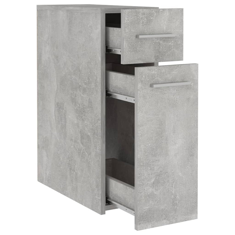 Apothekerskast 20X45,5X60 Cm Spaanplaat Betongrijs