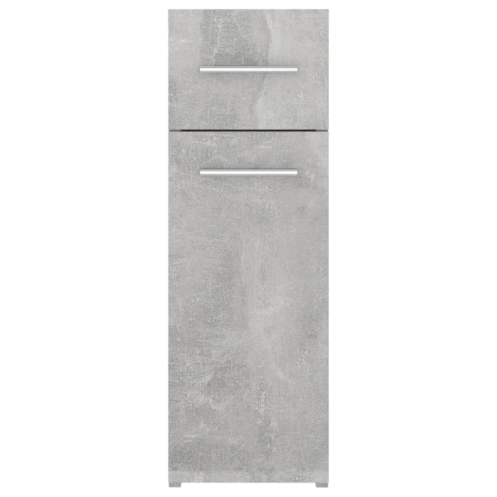 Apothekerskast 20X45,5X60 Cm Spaanplaat Betongrijs